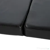HOMCOM Tapet de Gimnastică Pliabil, Tapet Fitness Gros de 5 cm și Antialunecare, 180x60x5 cm, Negru | Aosom Romania 