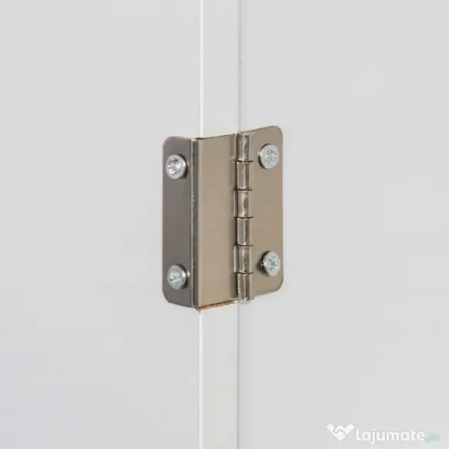 Kleankin Dulap Coloana pentru Baie, Îngust Space Saver, din Lemn/MDF, cu Rafturi si Usi, Organizator Ergonomic, Alb