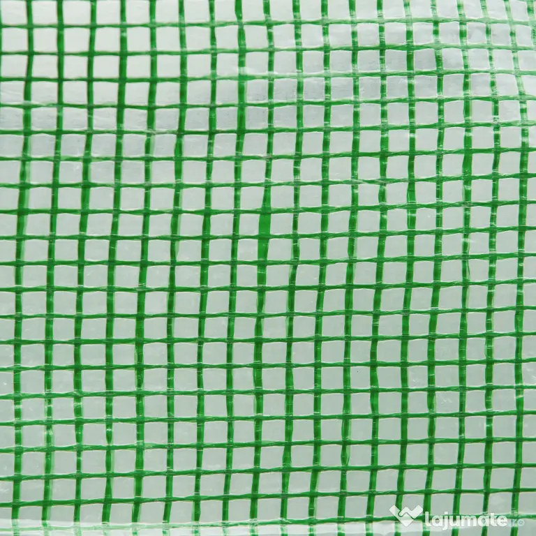 Outsunny Seră de Grădină cu Ferestre, Ușă și Acoperiș Rotunjit din PE și Fier, 3.5x2x2 m, Verde | Aosom Romania