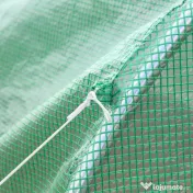Outsunny Seră de Grădină cu Ferestre, Ușă și Acoperiș Rotunjit din PE și Fier, 3.5x2x2 m, Verde | Aosom Romania