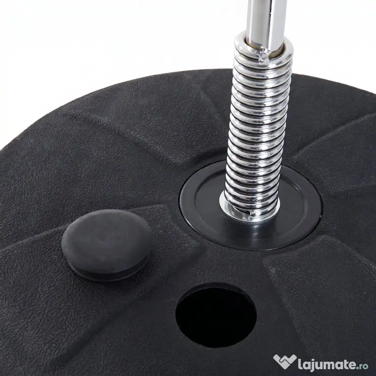 HOMCOM Sac de Box, Stand de Box cu Mănuși, Minge de Perforare, Minge de Box pentru Antrenament, 43x43x126-144 cm, Negru | Aosom Romania