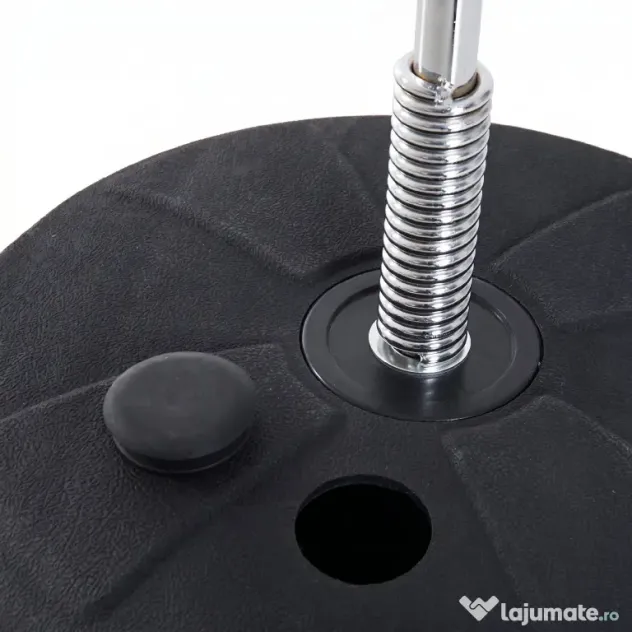 HOMCOM Sac de Box, Stand de Box cu Mănuși, Minge de Perforare, Minge de Box pentru Antrenament, 43x43x126-144 cm, Negru | Aosom Romania