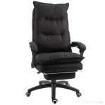 Vinsetto Scaun Birou cu Masaj, cu Înălțime Reglabilă, 6 Puncte de Masaj și Telecomandă, 70x62x120-130 cm, Negru | Aosom Romania