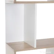 HOMCOM Bibliotecă de Perete Modernă cu 5 Rafturi, Design Vertical din Lemn, 60x24x184.5 cm, Alb