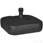 Outsunny Baza pentru Umbrela de Gradina de Umplut cu Apa si Nisip,HDPE, Negru, 46x45x26cm