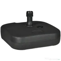 Outsunny Suport Umbrelă de Grădină cu Bază de Umplere Apă/Nisip HDPE Rezistent la Intemperii 46x45x26cm Negru | Aosom Romania
