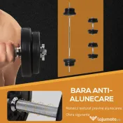 Homcom Set Haltere – 2 Manere & 14 Discuri pentru Antrenament 