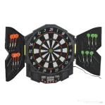 Homcom Dartboard electronic digital + 12 darts 8 jucători