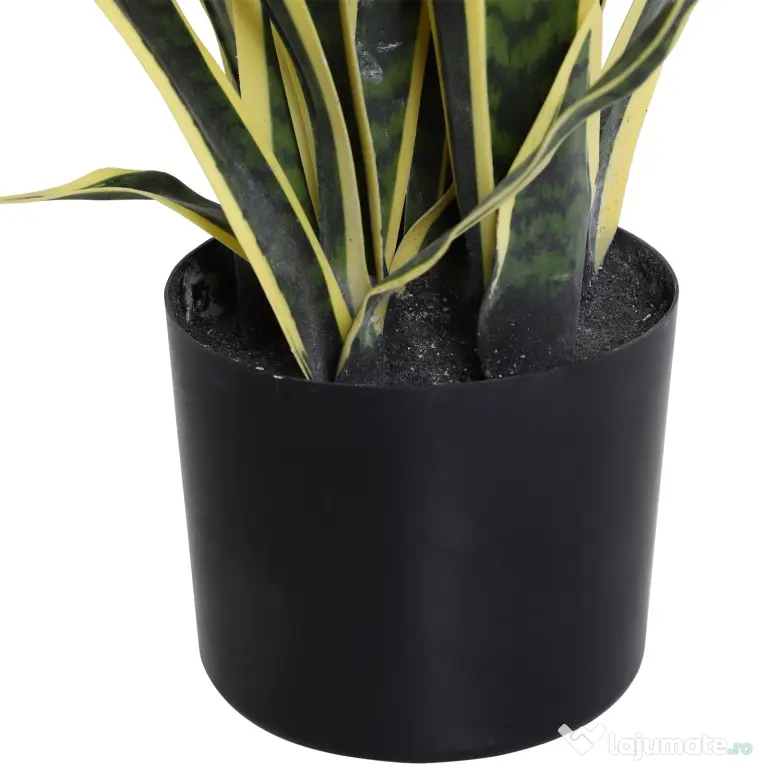 Outsunny Plantă Artificială Limba Soacrei în Ghiveci pentru Decor Interior și Exterior 15x80cm | Aosom Romania