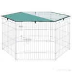 PawHut tarc modular animale, acoperis impermeabil 59x60cm