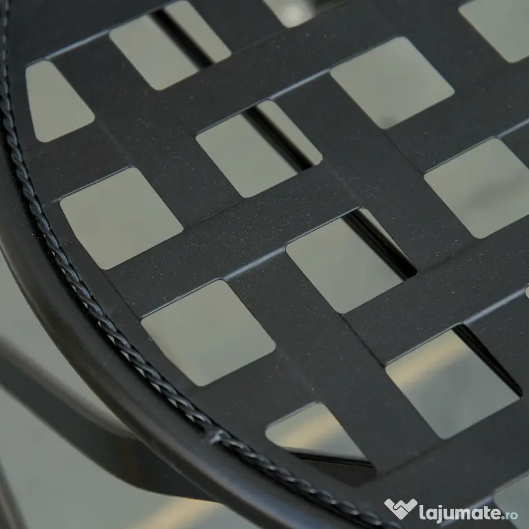 Set de Gradina Outsunny cu 2 Scaune Pliante si 1 Masuta tip Mozaic, Metal si Ceramica | Aosom Romania