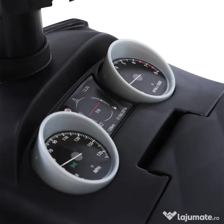 HOMCOM Mașină de Împins pentru Copii 12-36 Luni, cu Compartiment de Depozitare și Spătar, Albă | Aosom Romania