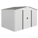 Outsunny Magazie Gradina 277×195×192 cm – Otel & PP cu Usi Glisante Duble