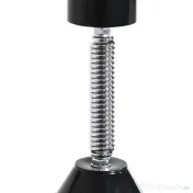 HOMCOM Speed Bag montabilă pe perete pentru box și MMA, cu înălțime reglabilă și suport, din oțel și PU, 79x72x20 cm, neagră 