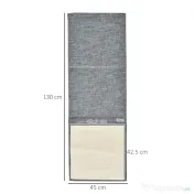 PawHut Set 2 Stâlpi de Zgâriat pentru Pisici, Bază Stabilă, 42,5x42,5 cm, Gri | Aosom Romania