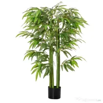 HOMCOM planta artificiala bambus in ghiveci, 140 cm