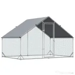 Cotet de gaini PawHut cu Cadru Zincat si Plasa Hexagonala, Acoperis Impermeabil 3x2x2m | Aosom Romania