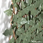 Outsunny Panouri Decorative cu Plante Artificiale, Ecran Expandabil pentru Intimitate, Ideal pentru Balcon/Verandă, 8 Piese, Verde | Aosom Romania
