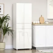 Homcom Dulap Bucatarie 4 Usi cu Sertare si Rafturi Reglabile 