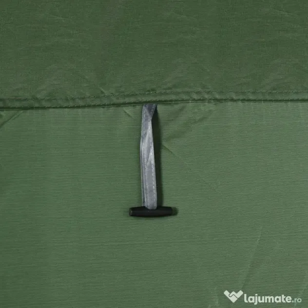 Outsunny Cort de Duș pentru Camping cu Ușă cu Fermoar, Geantă de Transport și Buzunar, 126x124x189 cm, Verde Închis | Aosom Romania
