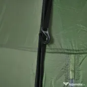 Outsunny Cort de Duș pentru Camping cu Ușă cu Fermoar, Geantă de Transport și Buzunar, 126x124x189 cm, Verde Închis | Aosom Romania 