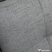 HOMCOM Canapea cu 2 Locuri din Material Textil cu Perne Capitonate, Canapea Modernă cu 2 Locuri cu Picioare din Oțel 139x68x80cm, Gri 