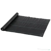 Outsunny Plasă pentru Mulcire Permeabilă și Anti-UV din Polipropilena, pentru Grădină și Curte, 100x1 m, Negru 