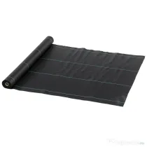 Outsunny Plasă pentru Mulcire Permeabilă și Anti-UV din Polipropilena, pentru Grădină și Curte, 100x1 m, Negru