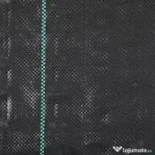 Outsunny Plasă pentru Mulcire Permeabilă și Anti-UV din Polipropilena, pentru Grădină și Curte, 100x1 m, Negru 