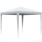 Outsunny Foisor de Grădină 3x3 Impermeabil pentru Petreceri Cadru Oțel Exterior Interior 2.7x2.7m Alb | Aosom Romania
