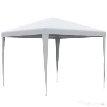 Outsunny Foisor de Grădină 3x3 Impermeabil pentru Petreceri Cadru Oțel Exterior Interior 2.7x2.7m Alb | Aosom Romania