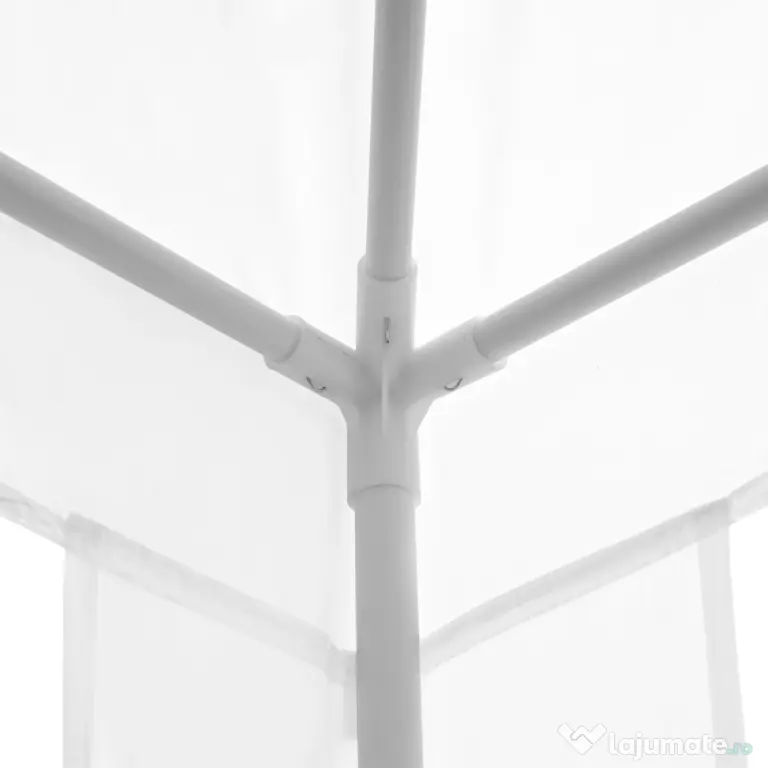 Outsunny Foisor de Grădină 3x3 Impermeabil pentru Petreceri Cadru Oțel Exterior Interior 2.7x2.7m Alb | Aosom Romania