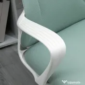 Vinsetto Scaun de birou ergonomic, cu înălțime ajustabilă și balans, 62x56x110-119,5 cm, verde | Aosom Romania 