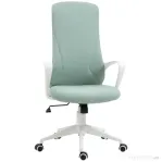 Vinsetto Scaun de birou ergonomic, cu înălțime ajustabilă și balans, 62x56x110-119,5 cm, verde