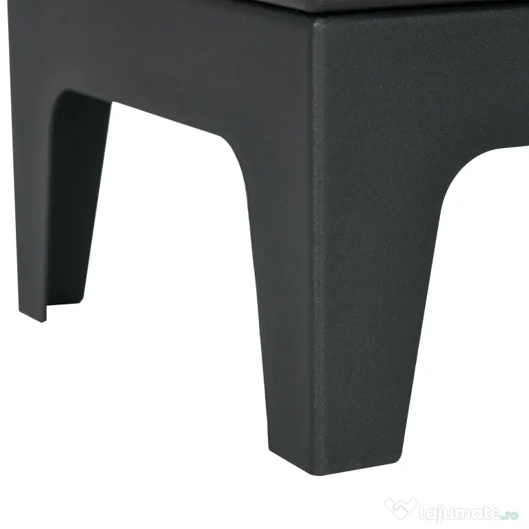 HOMCOM Șemineu pe Bioetanol, Bioșemineu cu Arzător de 1,2L pentru 3 Ore Durată de Ardere, 36x26x54 cm, Negru