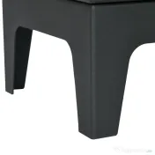 HOMCOM Șemineu pe Bioetanol, Bioșemineu cu Arzător de 1,2L pentru 3 Ore Durată de Ardere, 36x26x54 cm, Negru 