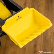 HOMCOM Tractor Copii pentru Copii de 3 Ani cu Pedale și Excavator, 167x41x52 cm, Galben | Aosom Romania