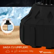 SportNow Sac de Box Independent – Greu, cu tinta Reglabila & Baza Stabila 