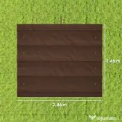 Outsunny Acoperiș Pergolă, Copertină Retractabilă pentru Soare, Protecție UV30+, 3 x 2.15m, Gri Închis | Aosom Romania 
