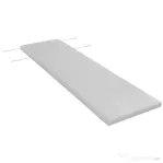 Outsunny Pernă pentru șezlong și șezlong de plajă din material cu șnururi de fixare, gri deschis
