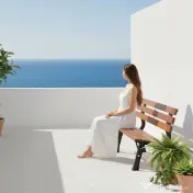 Outsunny Bancă cu 2 locuri, pentru grădină și terasă, fontă de aluminiu + lemn natural, 120 x 57 x 70 cm, Maro | Aosom Romania 