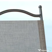 Outsunny Set de 2 scaune pliabile, Scaune pentru gradina cu cotiera, sezut cu tesatura din plasa care permite trecerea aerului | Aosom Romania