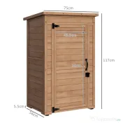 Outsunny Dulăpior de depozitare în aer liber , şopron mic | Aosom Romania