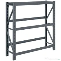 HOMCOM Raft Autoportant pentru Cutii cu 3 Niveluri, Raft pentru 6 Cutii cu Înălțime Reglabilă, 110x30x110 cm, Gri | Aosom Romania