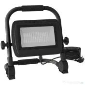 HOMCOM Lampă de Lucru LED, Portabilă și Rezistentă la Intemperii, 25,5x16x25,5 cm, Negru | Aosom Romania 