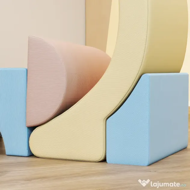 AIYAPLAY Set 5 Blocuri Moi pentru Copii 1.5-8 Ani Multicolor | Aosom Romania