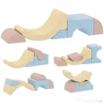 AIYAPLAY Set 5 Blocuri Moi pentru Copii 1.5-8 Ani Multicolor