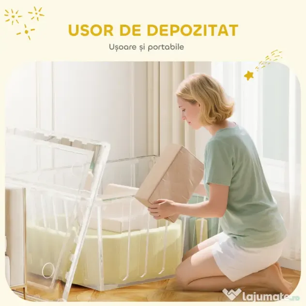 AIYAPLAY Set 15 Blocuri de Construcții Moi Modulabile pentru Copii cu 200 de Mingi pentru Uz Intern, Multicolor | Aosom Romania