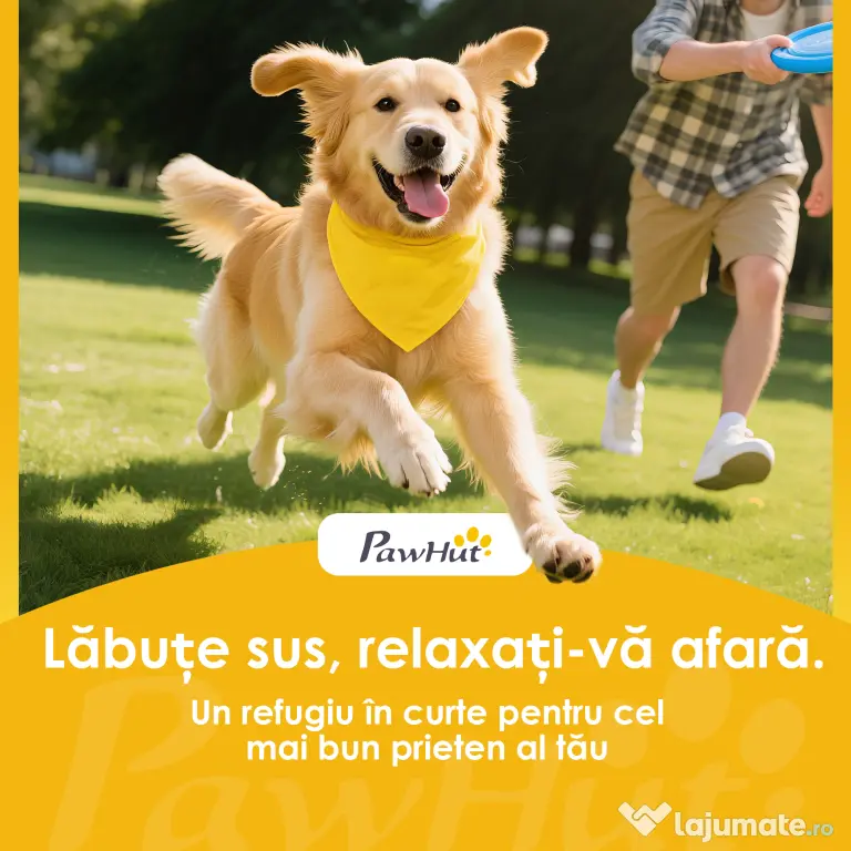 PawHut Cărucior pentru Câini de Talie Mică Pliabil, cu Roți Pivotante 360°, Coș de Depozitare, Pernă Lavabilă, Gri | Aosom Romania