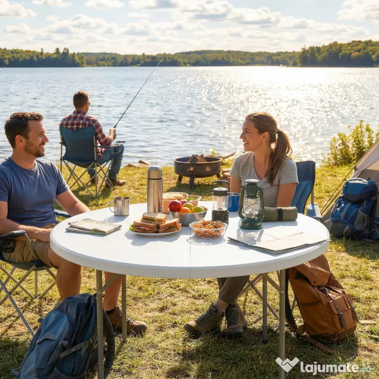 Outsunny Masă de picnic pliabilă | Aosom Romania